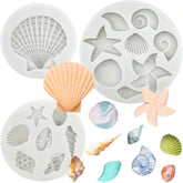 🐚 Bake Like a Beachy Dream – Silicone Shell & Conch Mould Set for Sweet Creativity! 🧁🌊 - ThiGui